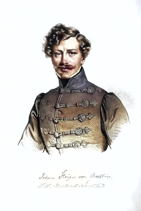 Framed Print : Johann Steiger von Arnstein, 1803-1869 Framed Print : Johann Steiger von Arnstein, 1803-1869