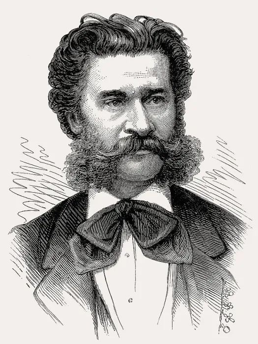 Framed Print : Johann Strauss II or Johann Strauss Jr