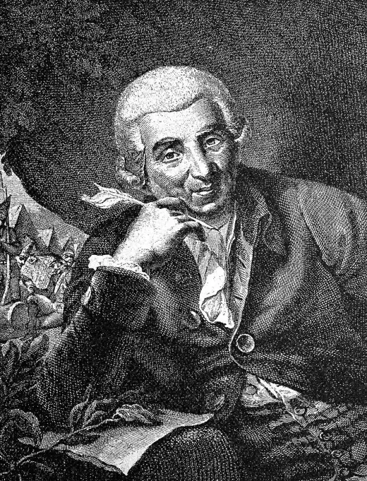 Framed Print : Johann Wilhelm Ludwig Gleim, 2 April 1719