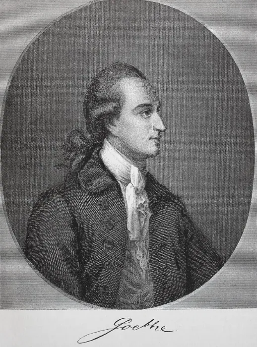 Framed Print : Johann Wolfgang Goethe at the age of 30