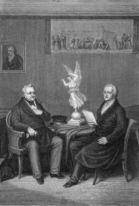 Framed Print : Johann Wolfgang von Goethe (1749-1832)