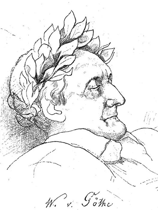 Framed Print : Johann Wolfgang von Goethe, 28 August 1749
