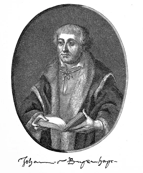 Framed Print : Johannes Bugenhagen born 24 June 1485