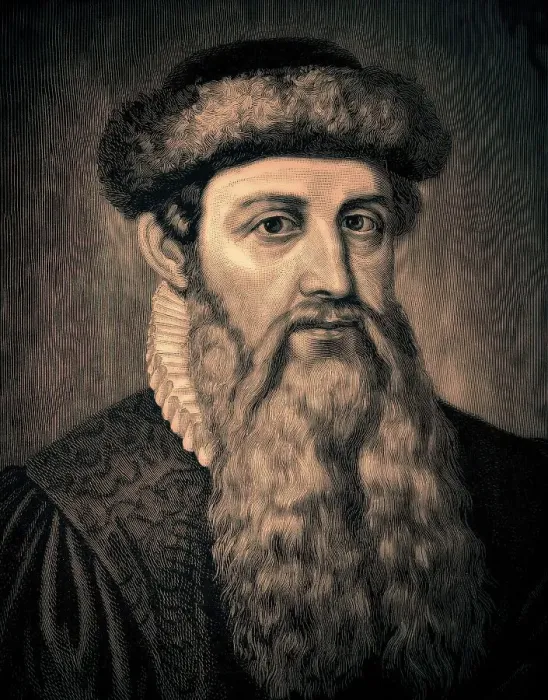 Framed Print : Johannes Gensfleisch zur Laden zum Gutenberg