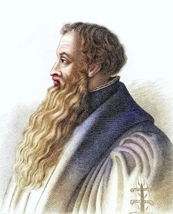 Framed Print : Johannes a Lasco or Jan Laski (ca)