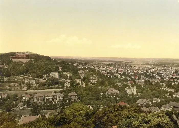 Framed Print : The Johannisberg in Bielefeld, North Rhine-Westphalia