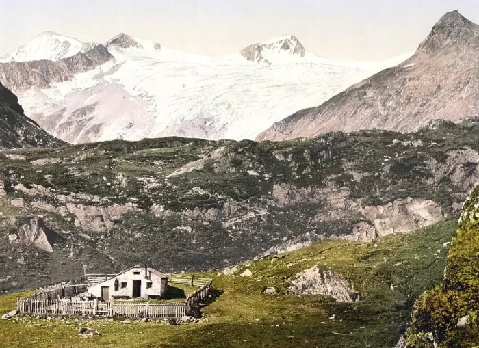 Framed Print : Johannishuette with the Grossvenediger