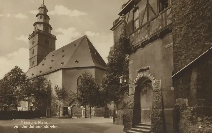 Framed Print : Johanniskirche in Hanau, Hesse