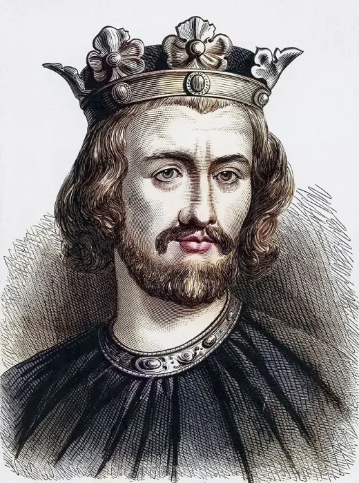 Framed Print : John (1167-1216), King of England from 1199
