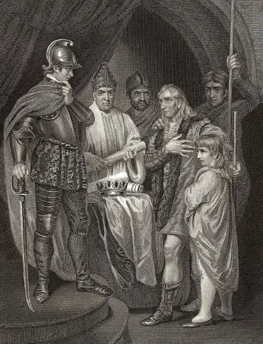 Framed Print : John Balliol, 1250-1314, Koenig der Schotten