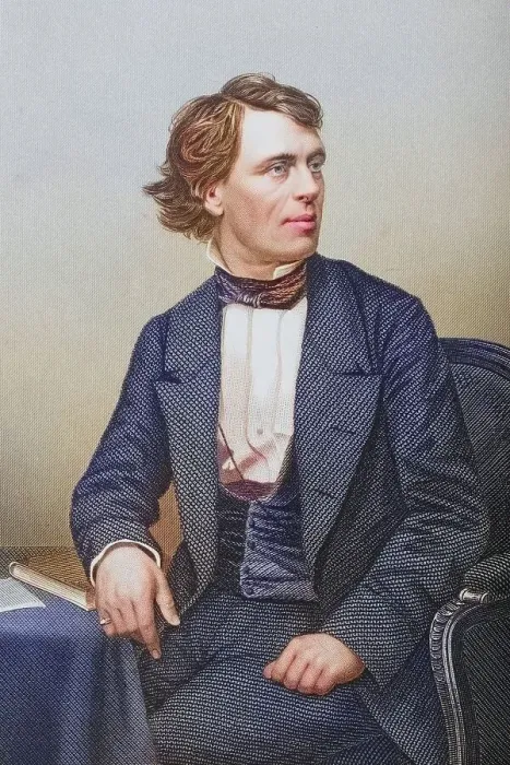 Framed Print : John Batholomew Gough, 1817-1886