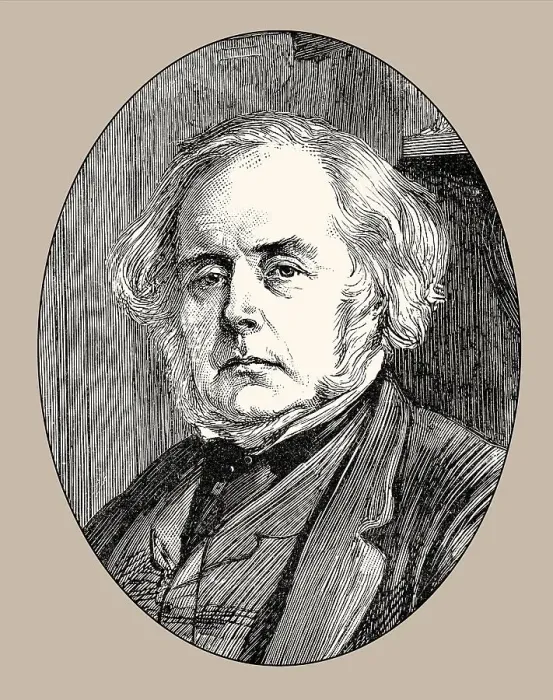 Framed Print : John Bright, 1811 - 1889, a British politician