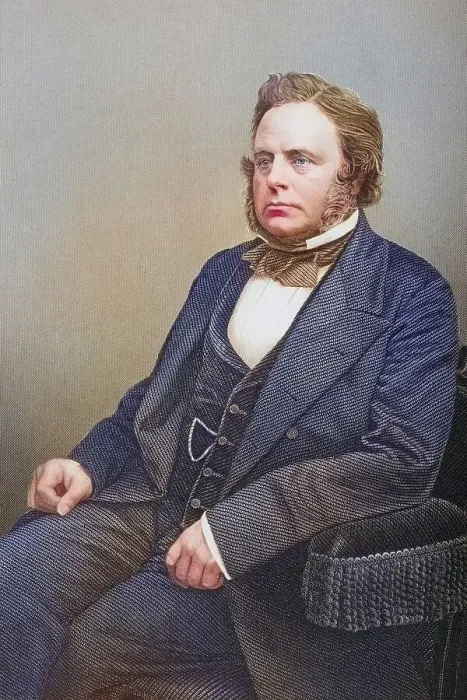 Framed Print : John Bright, 1811-1889, British statesman and orator