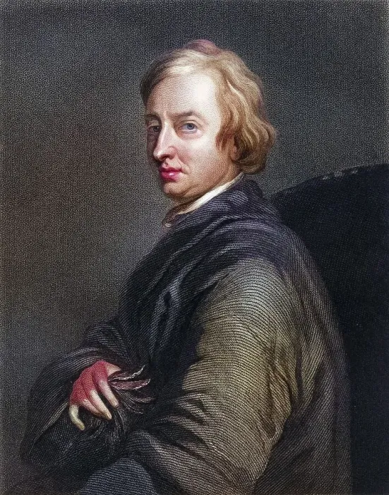 Framed Print : John Dryden 1631-1700, English poet