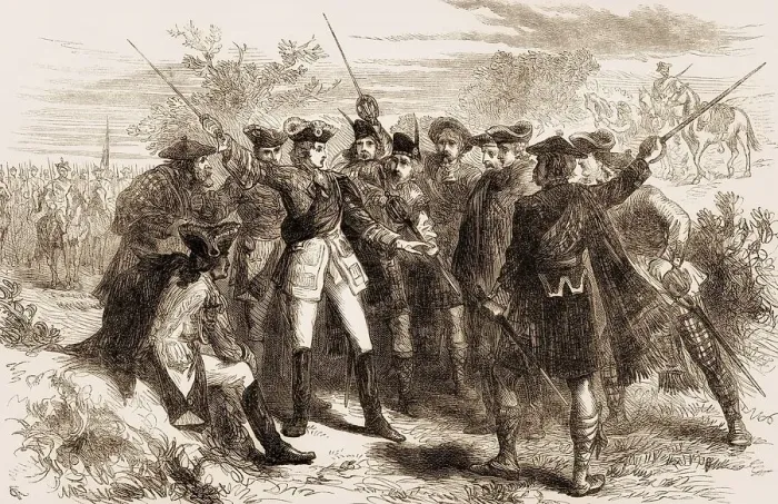 Framed Print : John Erskine, Earl of Mar proclaiming James VIII King of Scotland