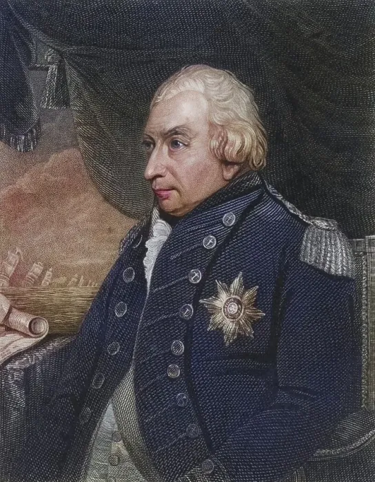 Framed Print : John Jervis, Earl St Vincent (1735-1823)