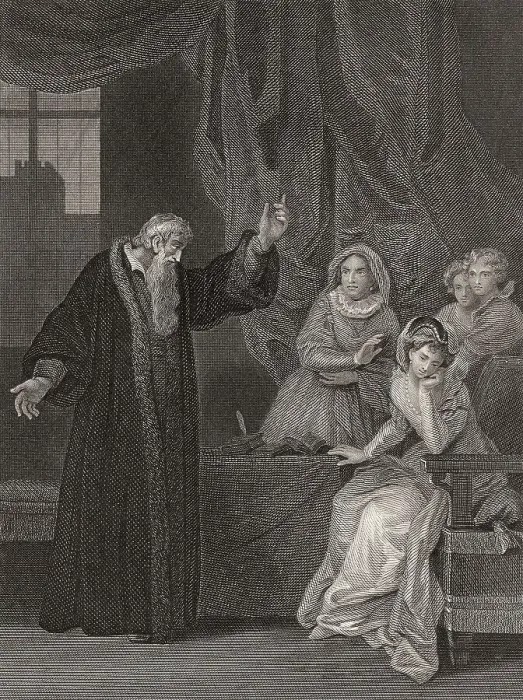 Framed Print : John Knox admonishing Mary Stuart Framed Print : John Knox admonishing Mary Stuart