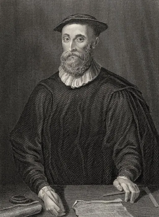 Framed Print : John Knox, ca. 1514-1572, schottischer Geistlicher