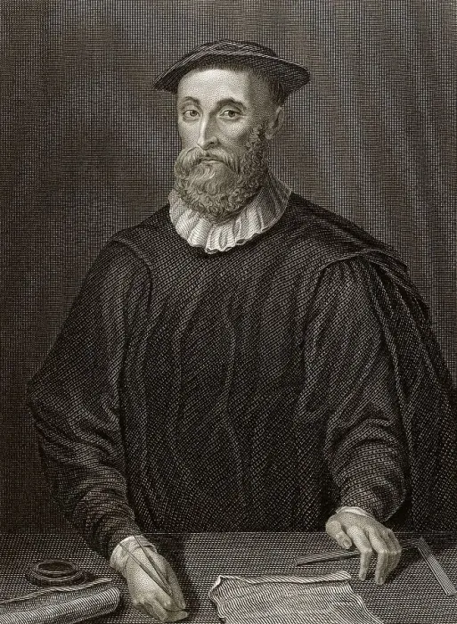 Framed Print : John Knox, ca. 1514-1572, schottischer Geistlicher