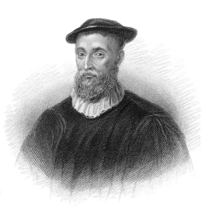 Framed Print : John Knox, ca. 1514-1572, schottischer Geistlicher