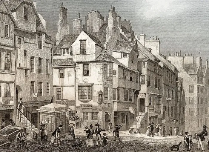 Framed Print : John Knox's House, High Street