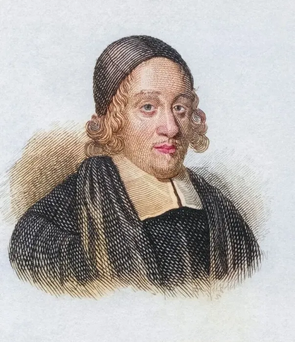 Framed Print : John Lightfoot 1602 to 1675, English clergyman and rabbi