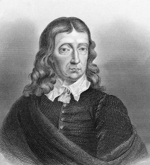 Framed Print : John Milton, 1608 - 1674, an English poet and political philosopher