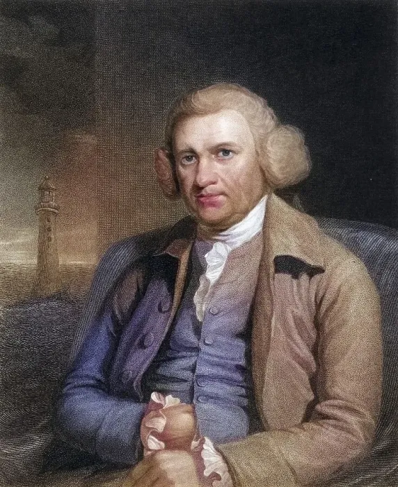 Framed Print : John Smeaton (1724-1792), English civil engineer