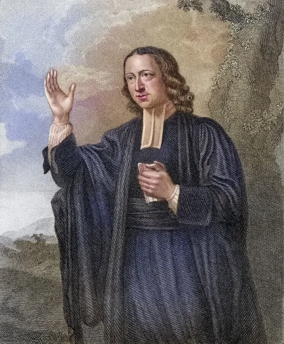 Framed Print : John Wesley (1703-1791) English non-conformist preacher