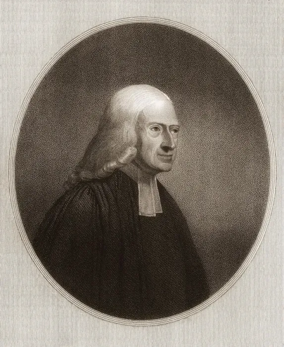 Framed Print : John Wesley, 1703 - 1791, an English revivalist preacher