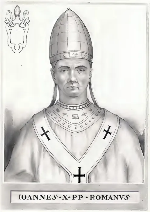 Framed Print : John X (born 860 in Tossignano near Imola)