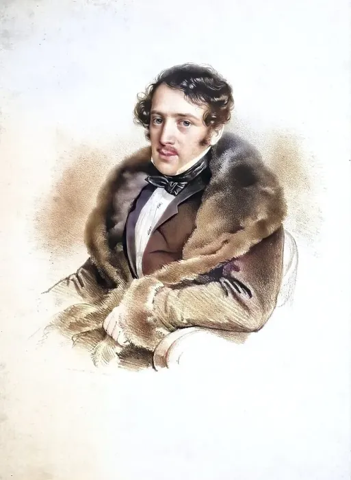 Framed Print : Josef Dessauer (born 28 May 1798 in Prague)
