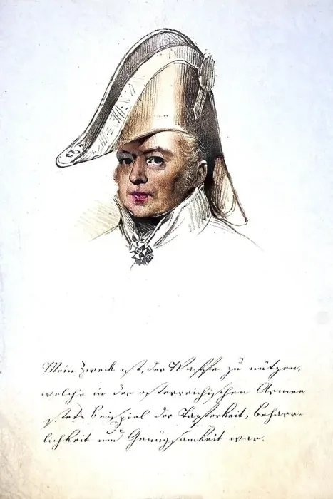Framed Print : Josef Freiherr von Smola (born 12 June 1764 in Teplitz)