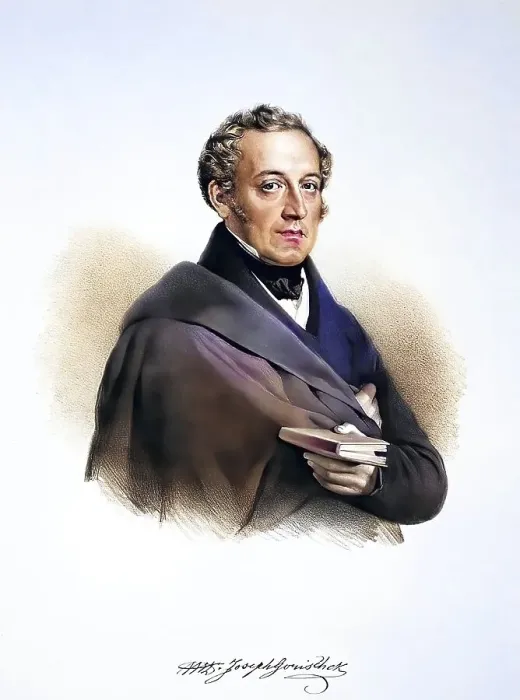 Framed Print : Josef Gorischek (1792-1852), physician in Vienna
