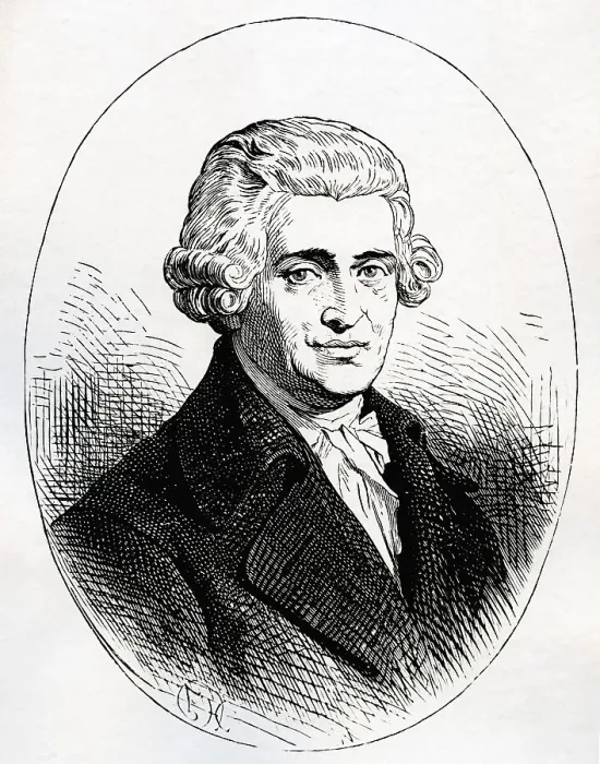 Framed Print : Josef Haydn, 1732-1809, Austrian composer Framed Print : Josef Haydn, 1732-1809, Austrian composer