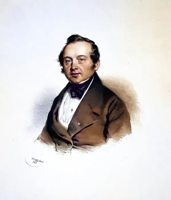Framed Print : Josef Michael Goetz (1798-1873)
