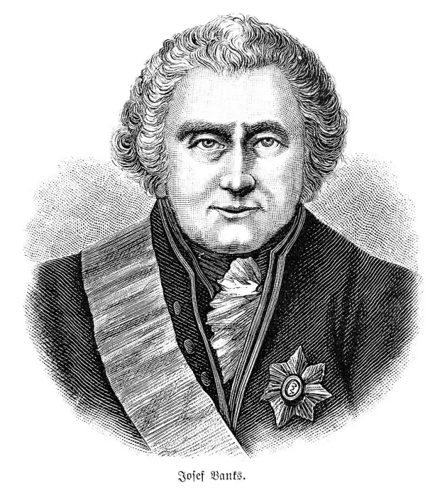 Framed Print : Joseph Banks (1743-1820), portrait