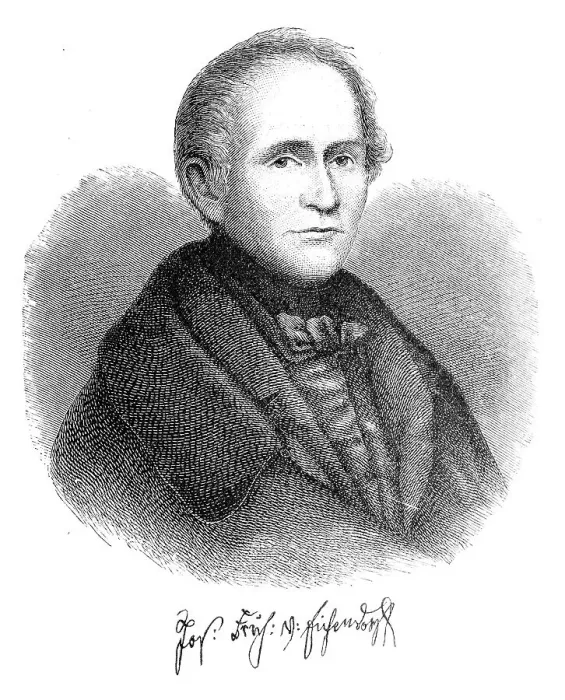Framed Print : Joseph Freiherr von Eichendorff