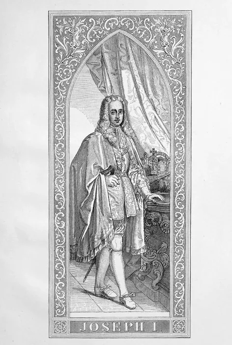 Framed Print : Joseph I (26 July 1678) (17 April 1711) of the House of Habsburg and from 1705 to 1711 Holy Roman Emperor
