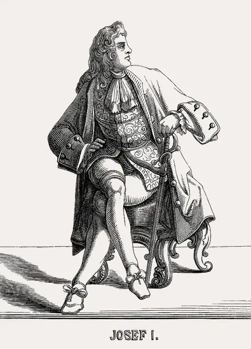 Framed Print : Joseph I, Holy Roman Emperor from 1705 to 1711