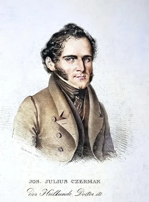 Framed Print : Joseph Julius Czermak (* 2 June 1799 in Prague)