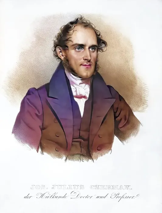 Framed Print : Joseph Julius Czermak (* 2 June 1799 in Prague)