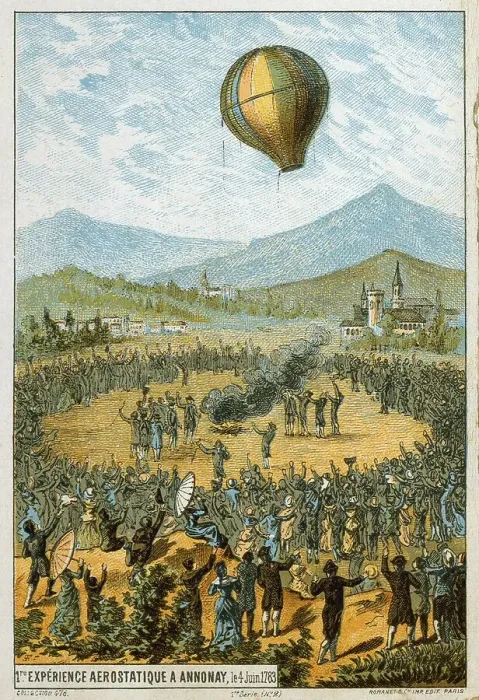 Framed Print : Joseph-Michel and Jacques-Etienne Montgolfier