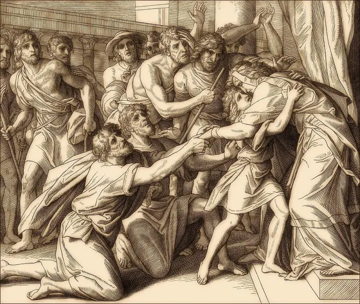 Framed Print : Joseph Reveals Himself to His Brothers