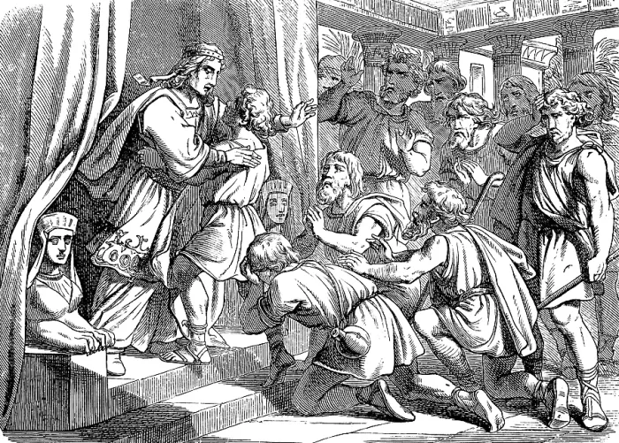 Framed Print : Joseph reveals himself to his brothers and lets his father come to Egypt Framed Print : Joseph reveals himself to his brothers and lets his father come to Egypt