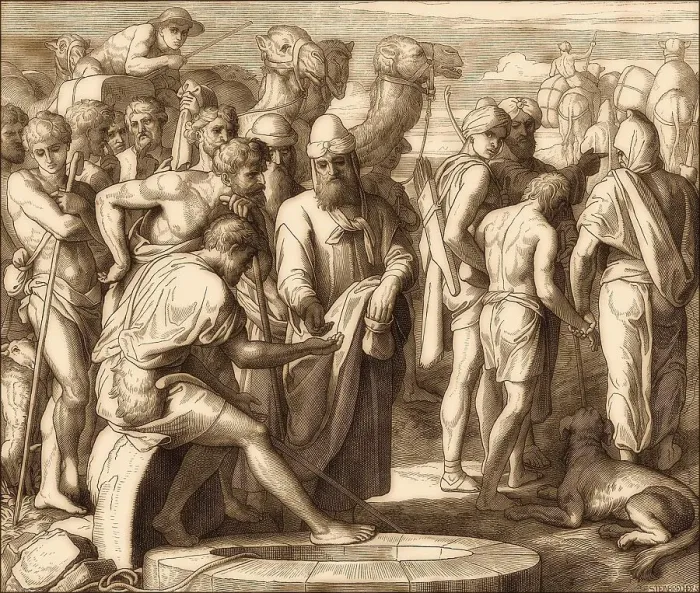 Framed Print : Joseph Is Sold by His Brothers Framed Print : Joseph Is Sold by His Brothers