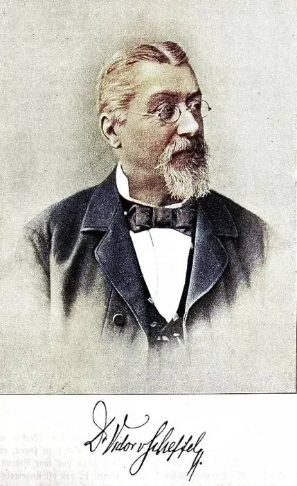 Framed Print : Joseph Victor Scheffel, from 1876 von Scheffel Framed Print : Joseph Victor Scheffel, from 1876 von Scheffel