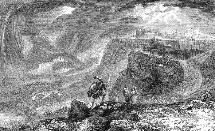 Framed Print : Joshua Commanding the Sun to Stand Still