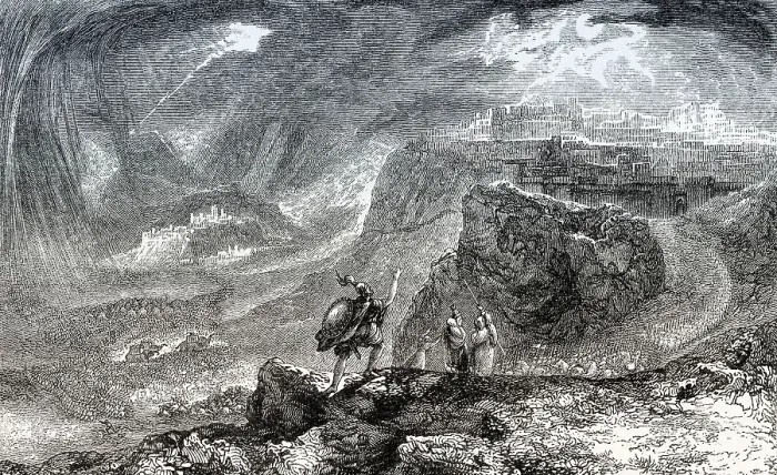 Framed Print : Joshua Commanding the Sun to Stand Still