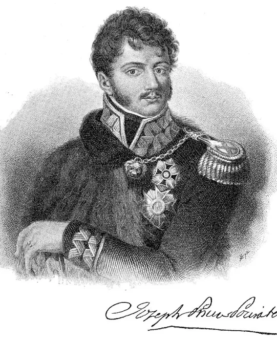 Framed Print : Jozef Michal Poniatowski, July silver hake (1814)